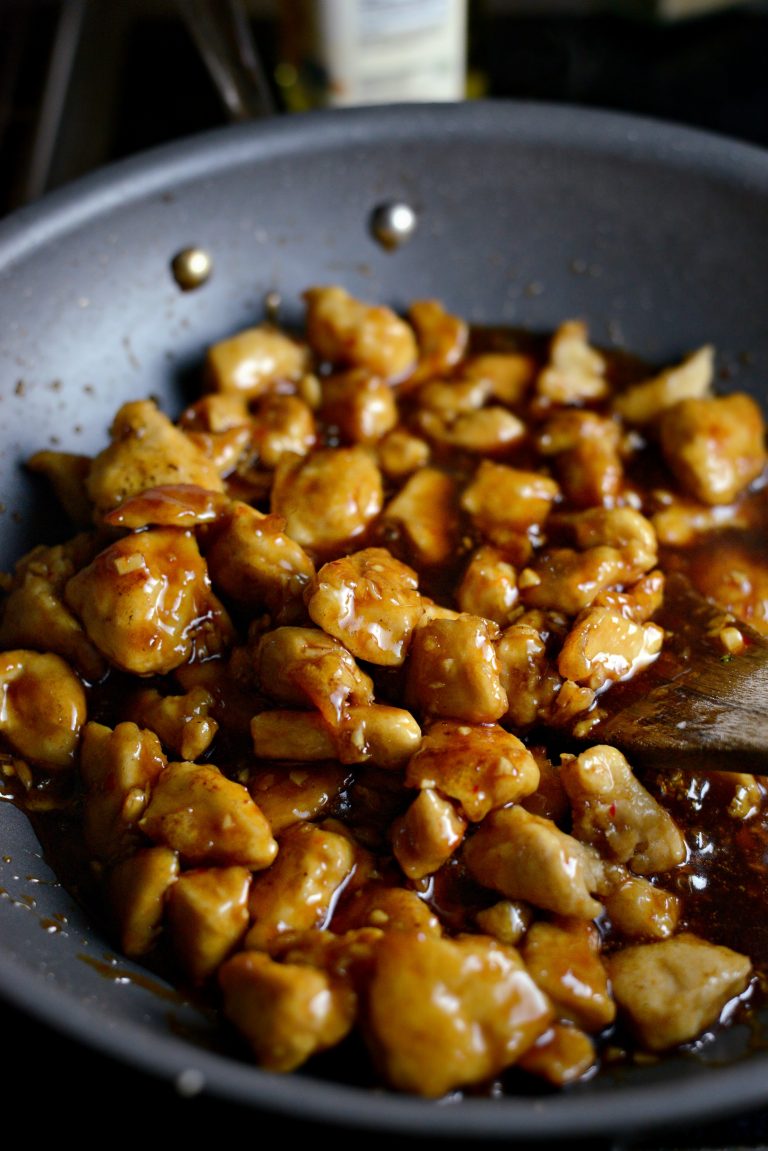 Spicy Ginger Sesame Chicken Stir-Fry - Simply Scratch