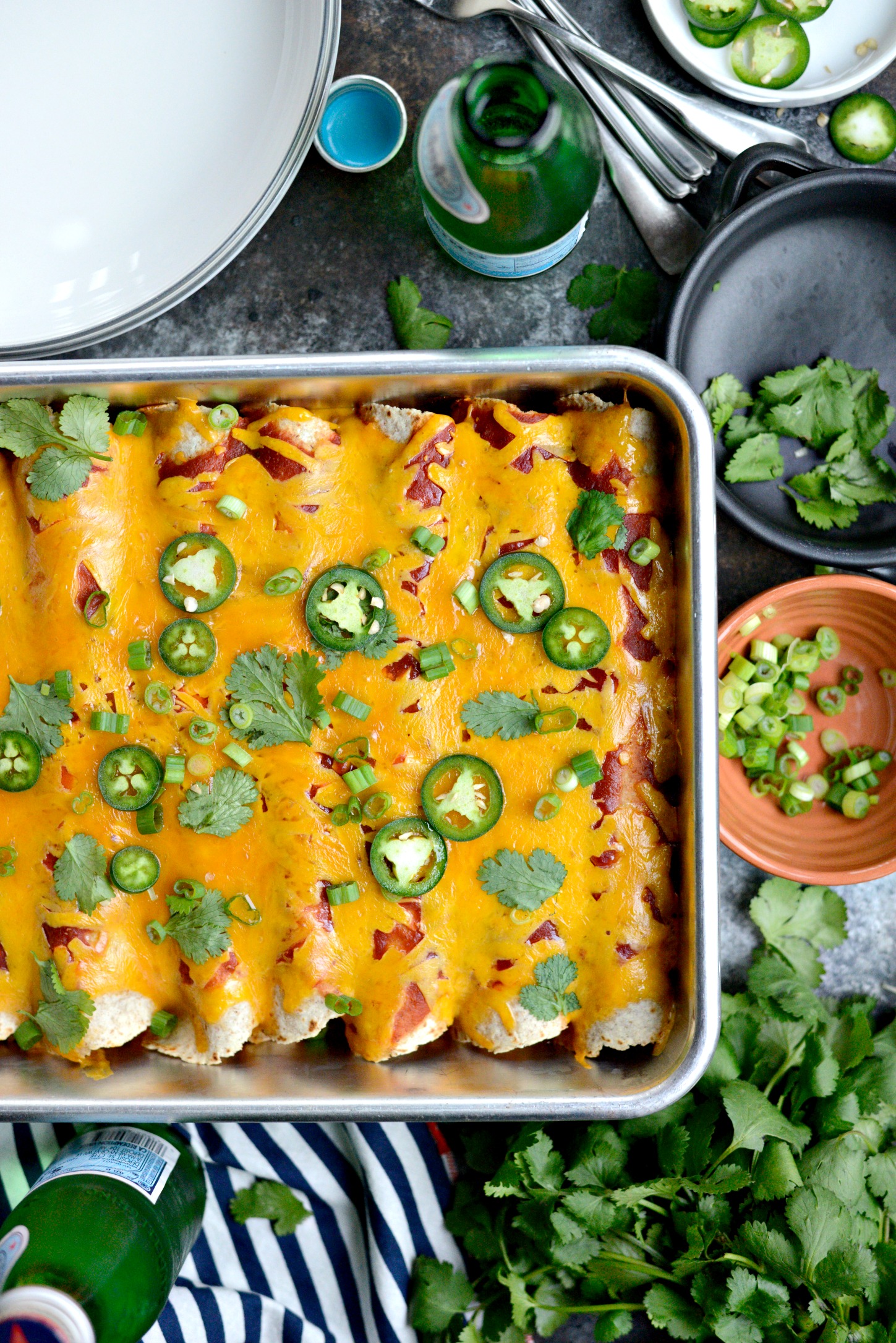 Chicken and Rice Enchiladas Simply Scratch