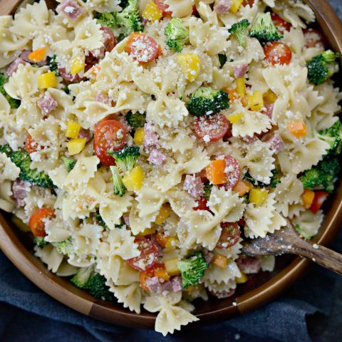 Italian Bowtie Pasta Salad - Simply Scratch