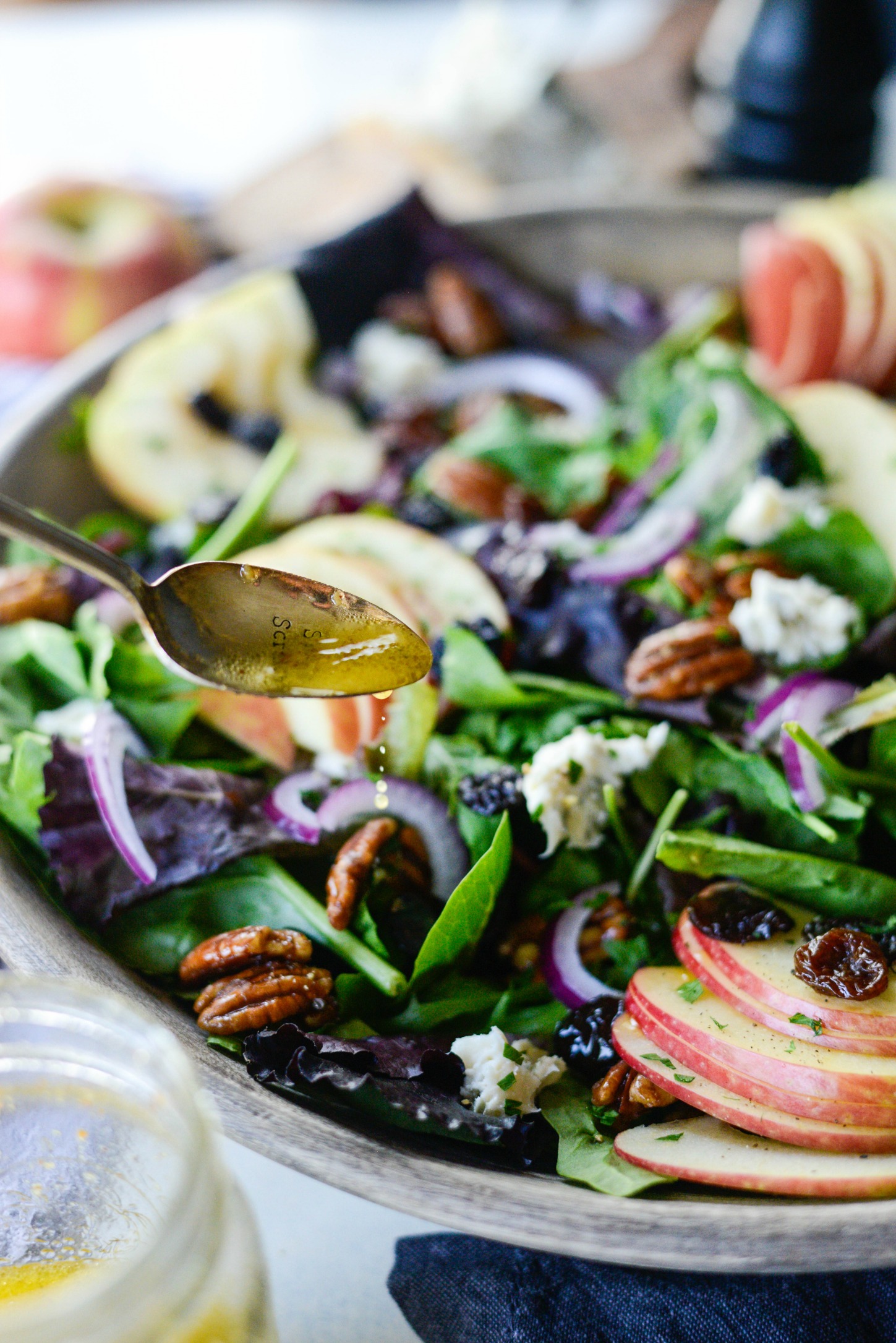 Michigan Cherry Salad with Cider Dijon Dressing Simply Scratch