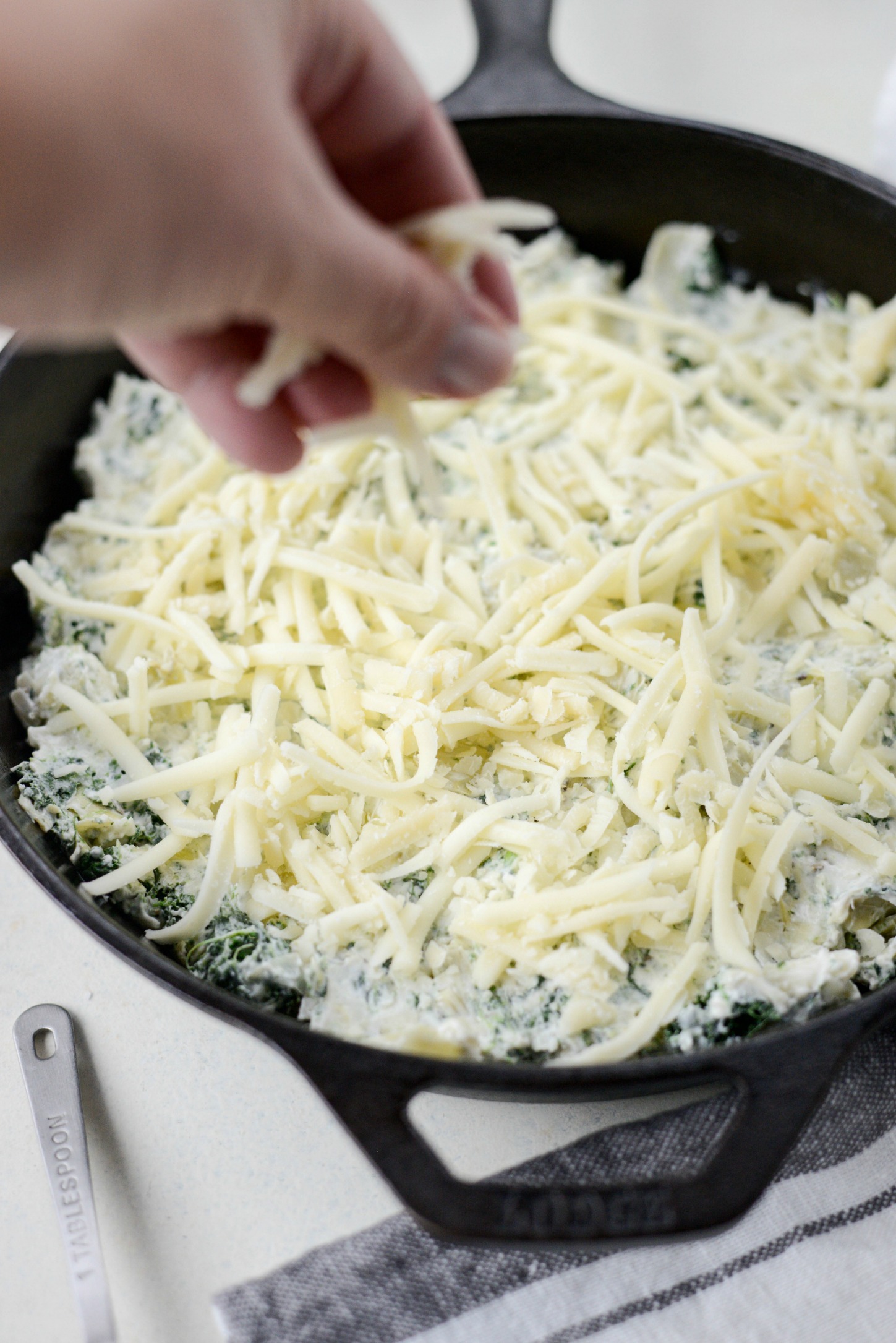 Four Cheese Spinach Artichoke Dip Simply Scratch