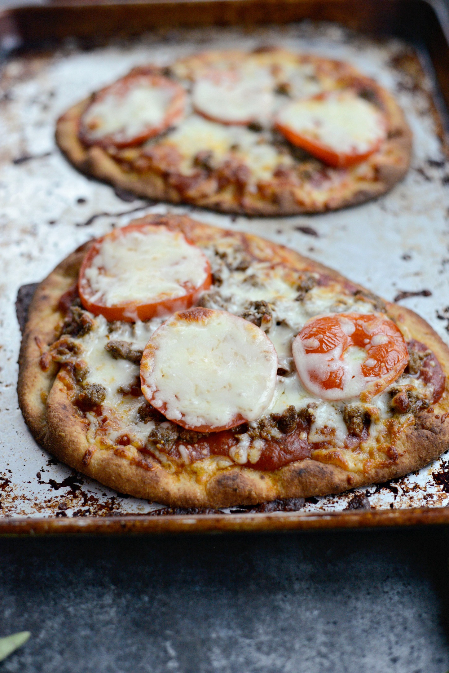 Lebanese Margherita Lamb Pizza - Simply Scratch