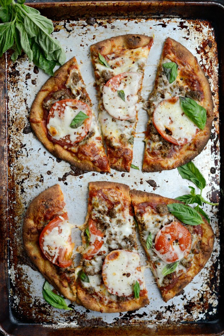 Lebanese Margherita Lamb Pizza - Simply Scratch