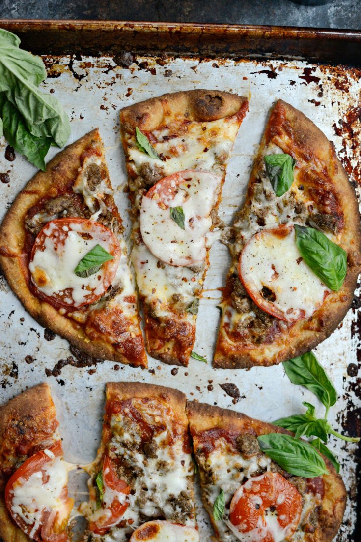 Lebanese Margherita Lamb Pizza - Simply Scratch