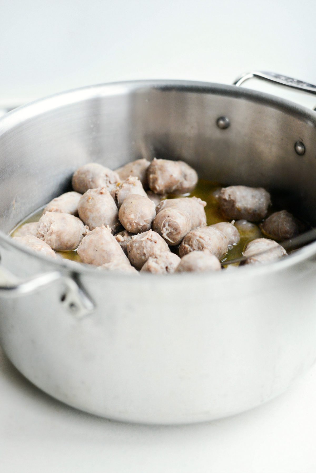 simmered sausages