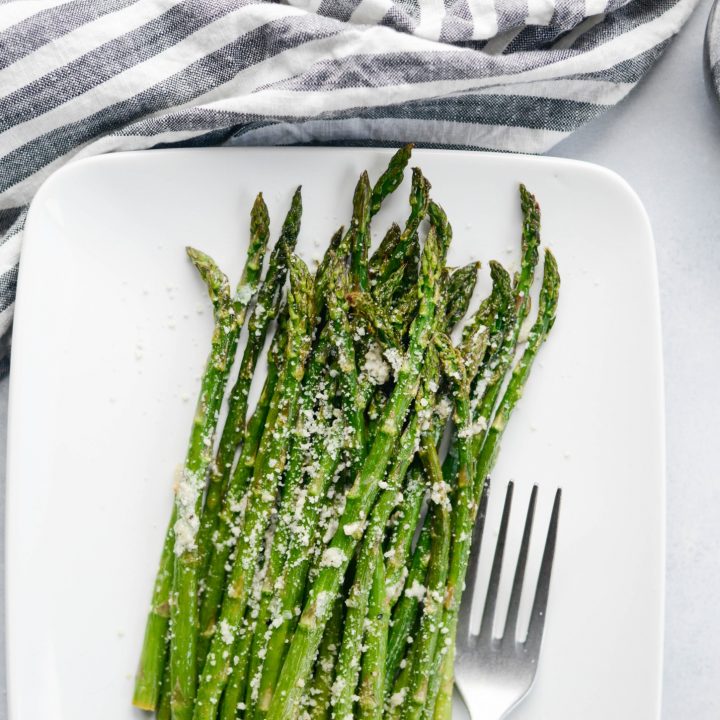 Garlicky Lemon Parmesan Roasted Asparagus Simply Scratch