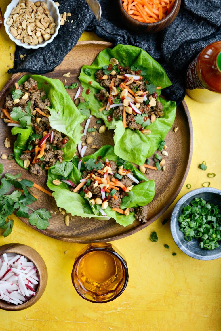 Easy Ginger Beef Lettuce Wraps - Simply Scratch