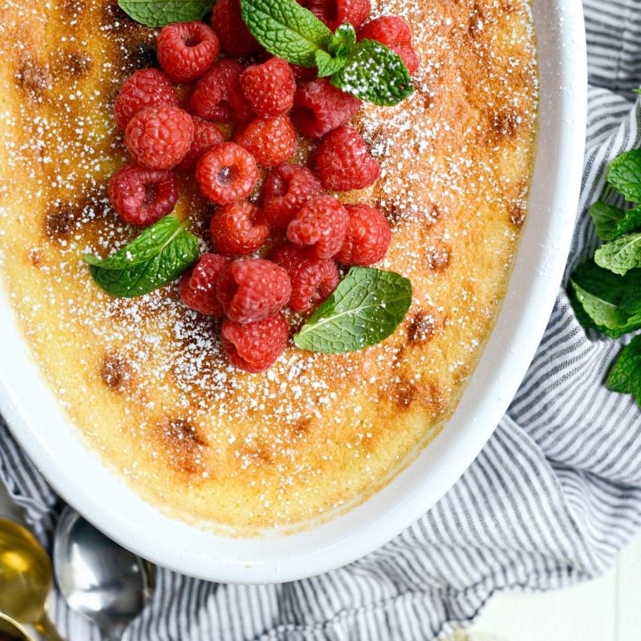 Meyer Lemon Pudding Cake Simply Scratch