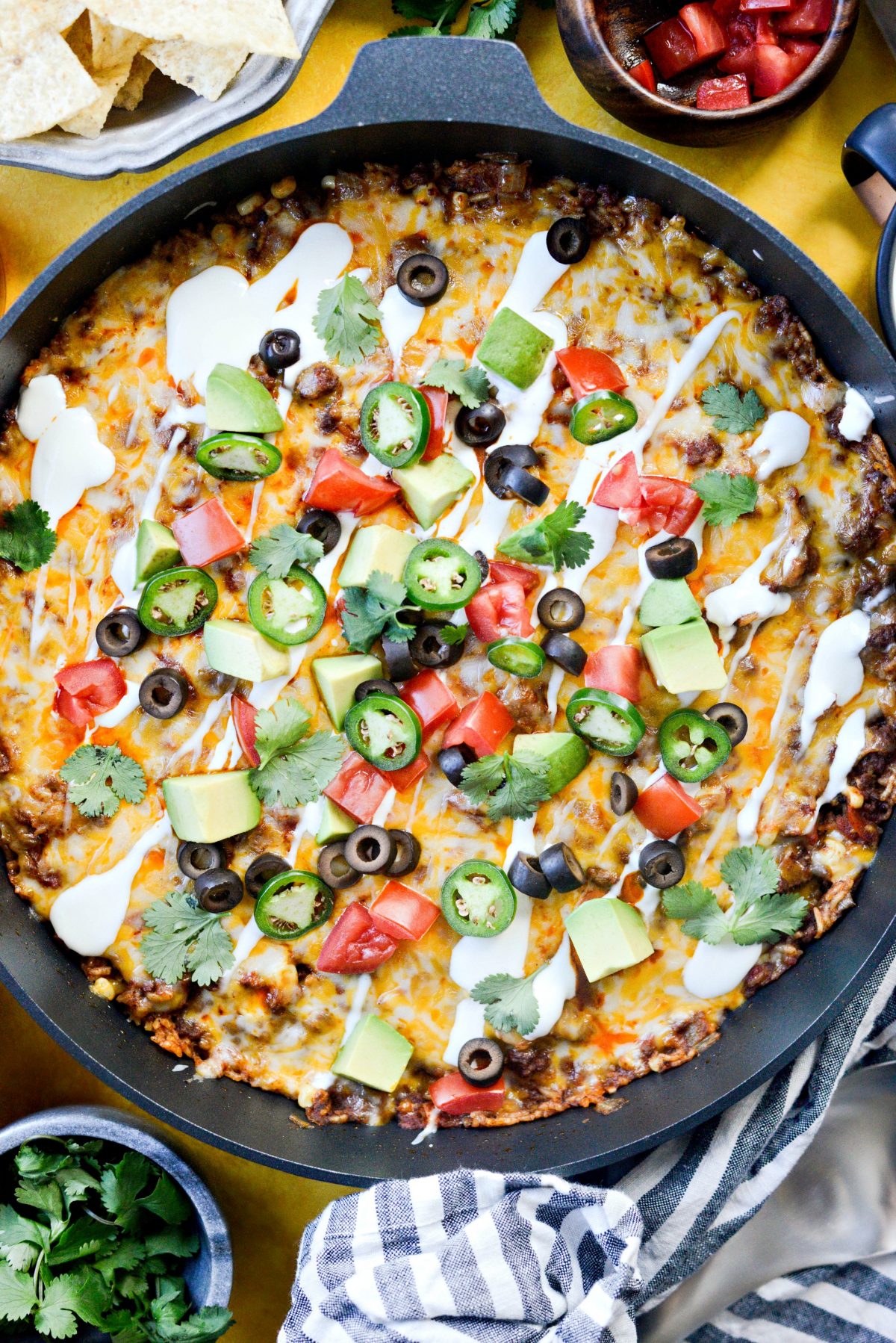 Cheesy Mexican Beef and Rice Skillet - Simply Scratch