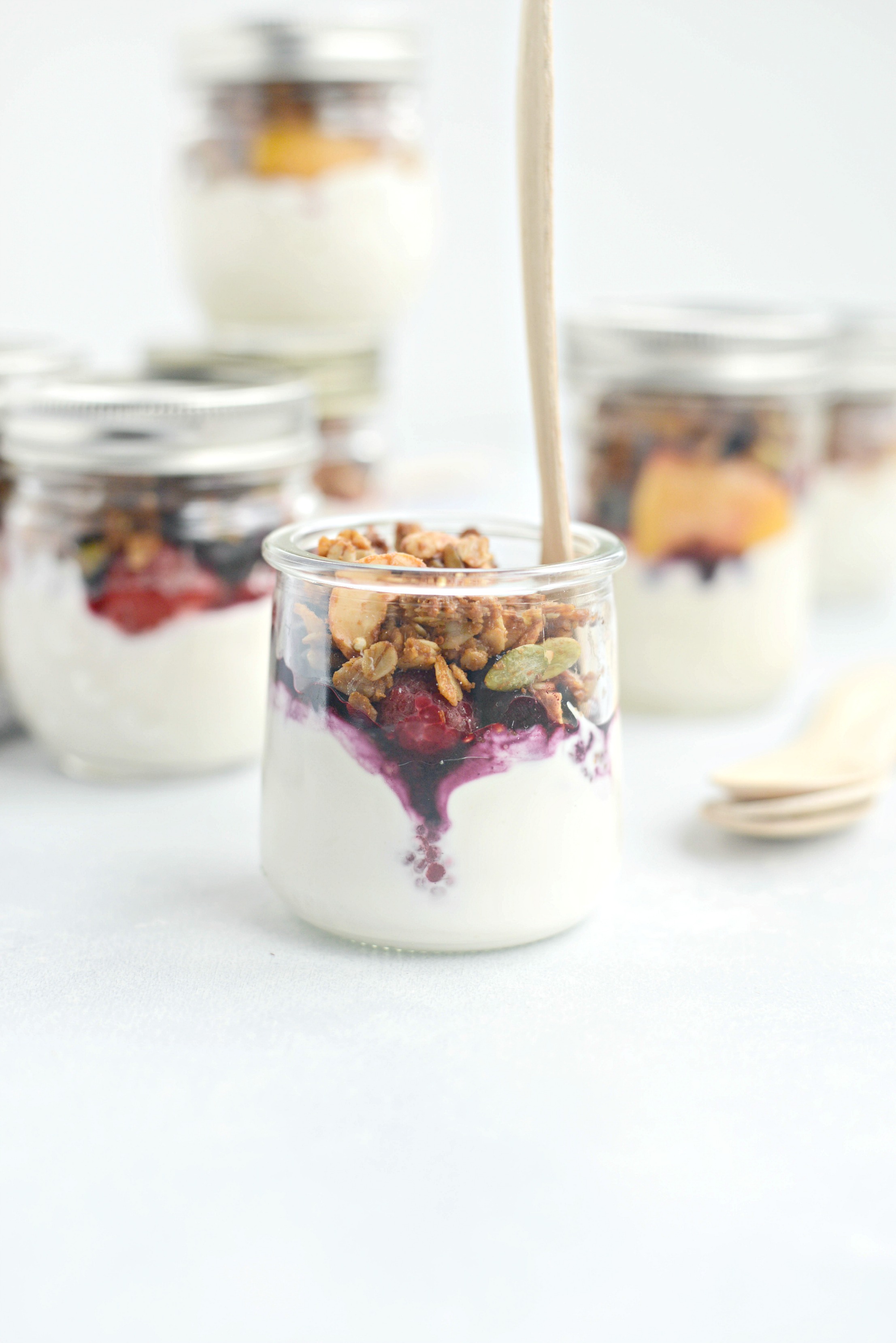 Fruit & Yogurt Parfait with Granola - Fit Foodie Finds