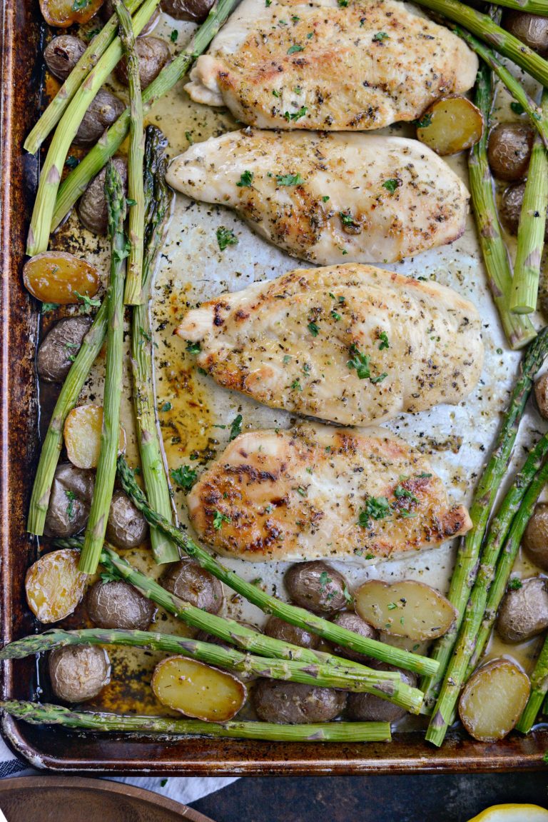 Honey Dijon Chicken Sheet Pan Dinner - Simply Scratch