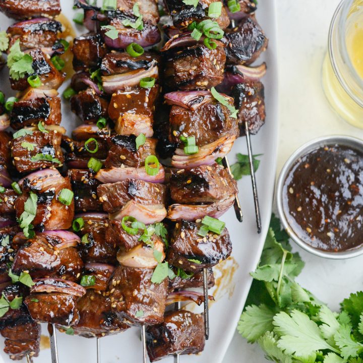 Grilled Sesame Steak Skewers - Simply Scratch