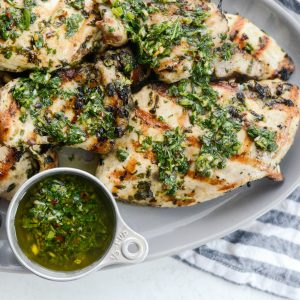 Chimichurri Grilled Chicken - Simply Scratch