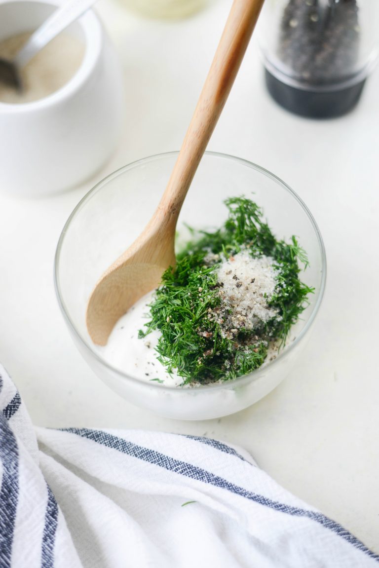 Cucumber Salad With Sour Cream Dill Dressing Simply Scratch