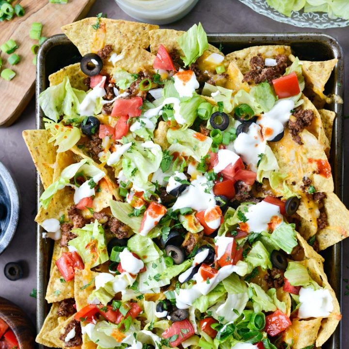 Loaded Taco Nachos - Simply Scratch