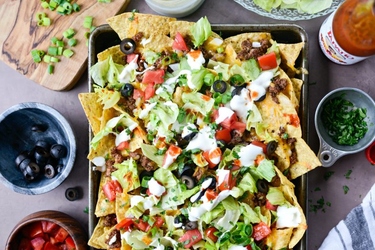 Loaded Taco Nachos - Simply Scratch