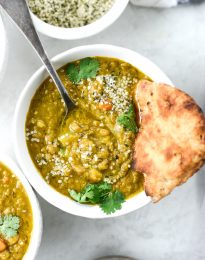 Golden Lentil Soup l SimplyScratch.com