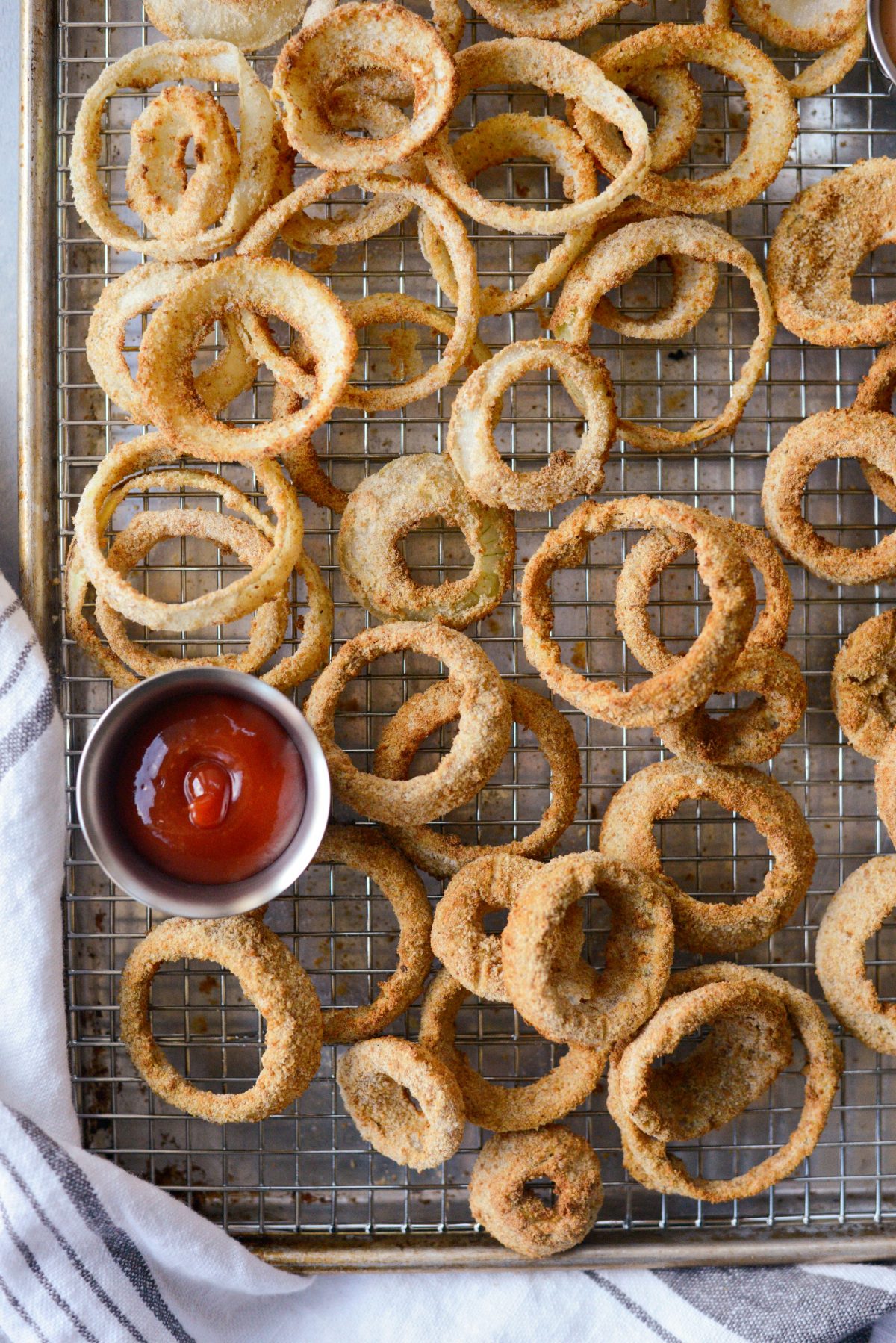 Air Fryer Beer Battered Onion Rings (two ways!) - Simply Scratch