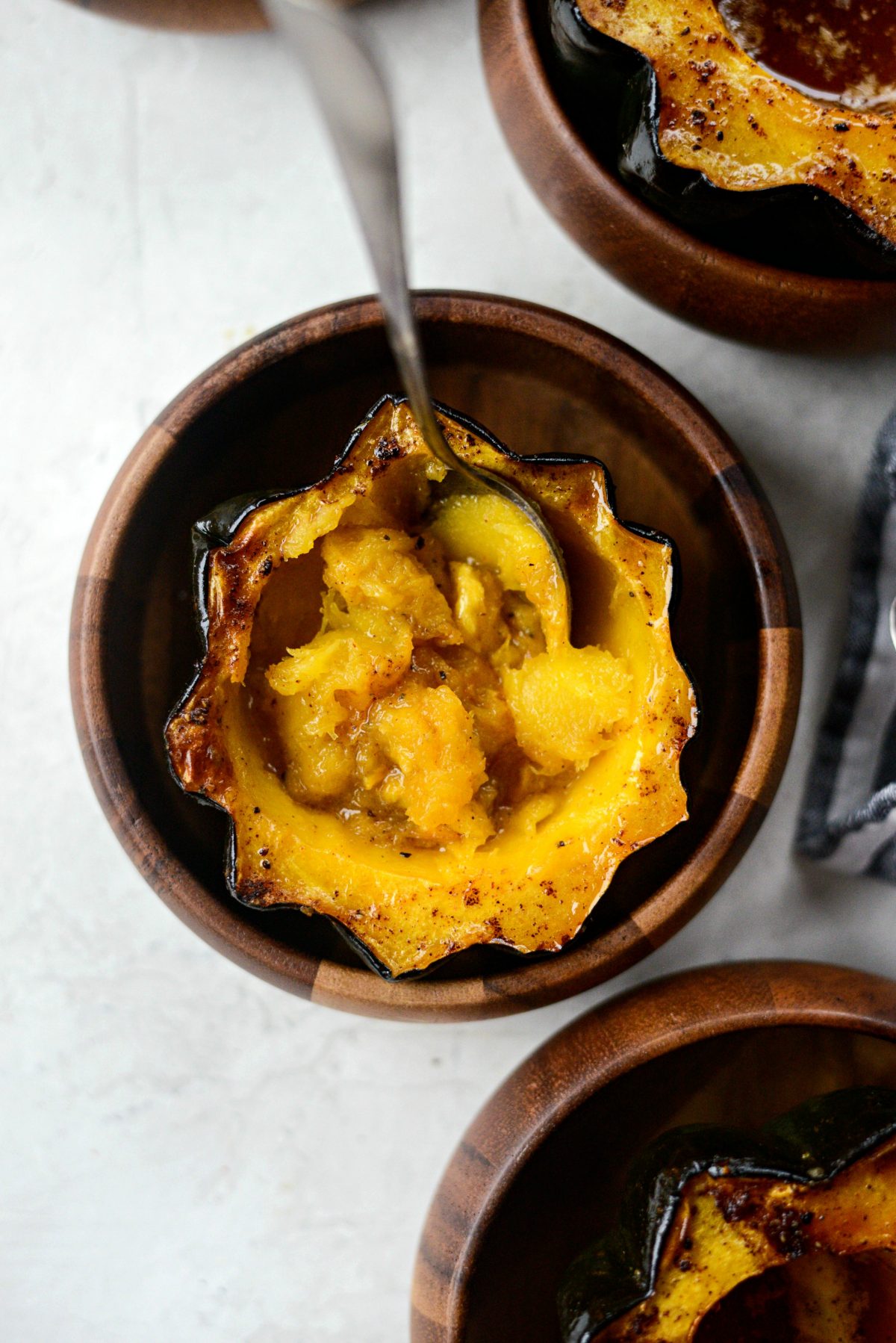 Maple Butter Roasted Acorn Squash