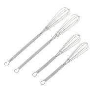 Honbay Mini Wire Kitchen Whisks-Ognuno di 2PCS 5 Pollici e 7 Pollici