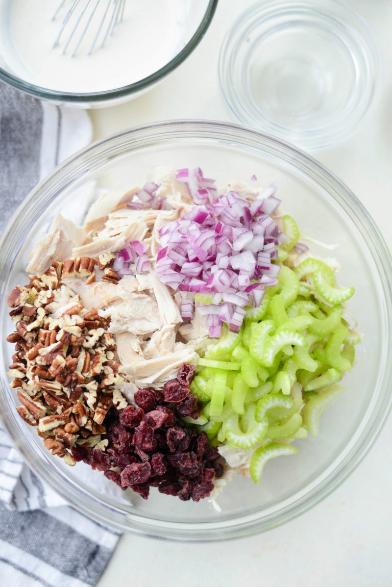 Roasted Turkey Cranberry Salad - Simply Scratch