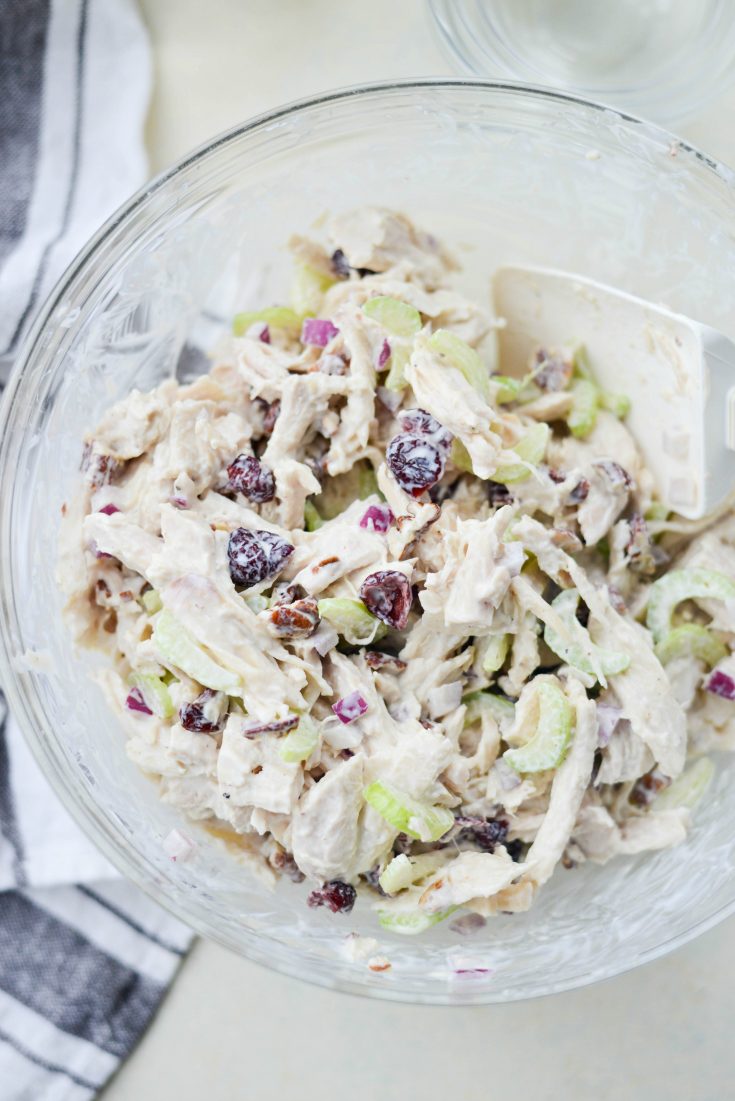 Roasted Turkey Cranberry Salad - Simply Scratch