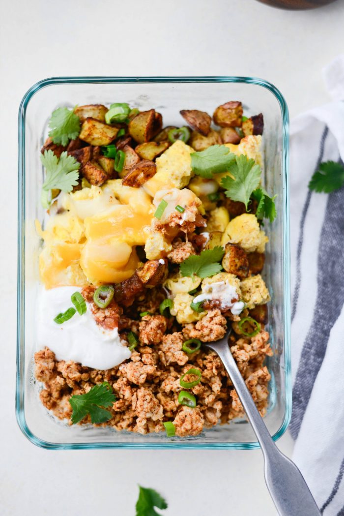 Meal Prep Breakfast Taco Scramble - Skinnytaste