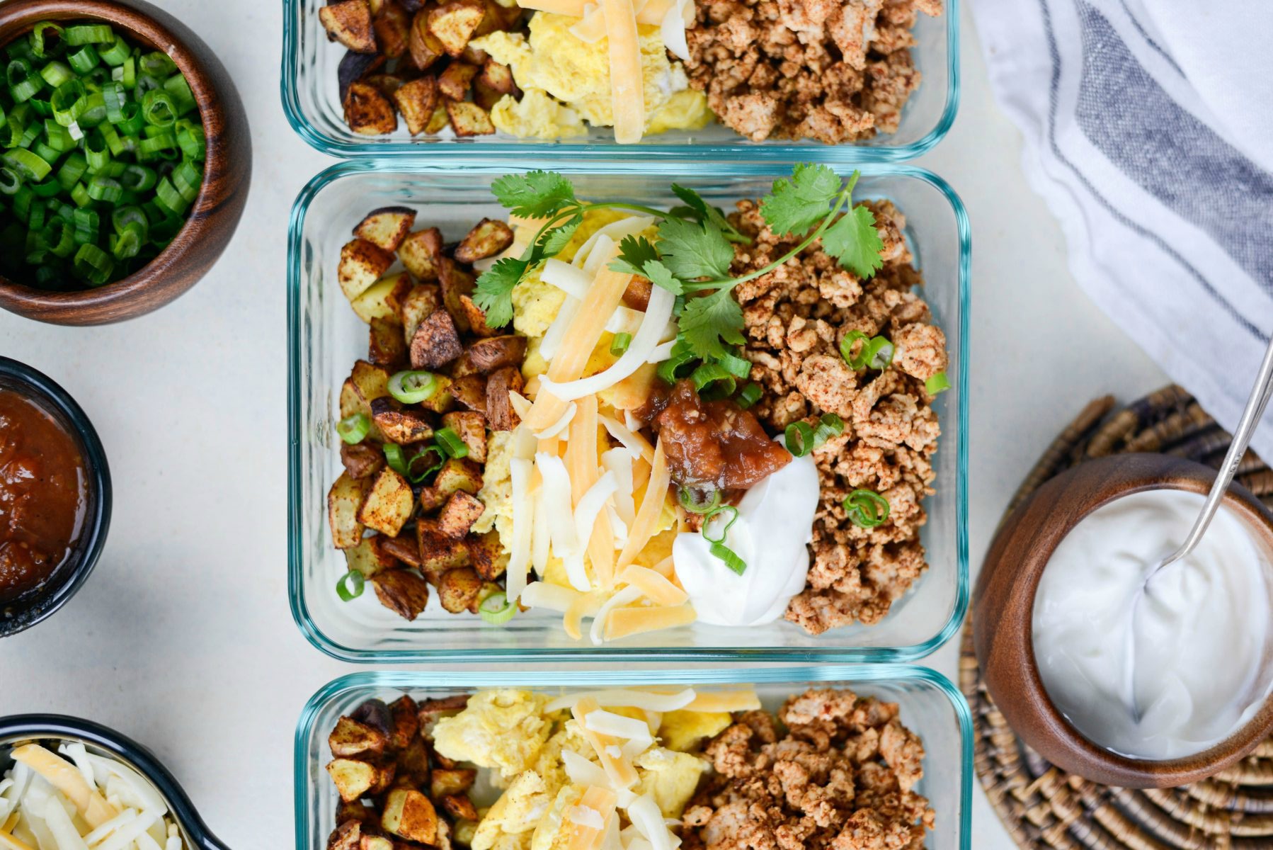 Meal Prep Breakfast Taco Scramble - Skinnytaste