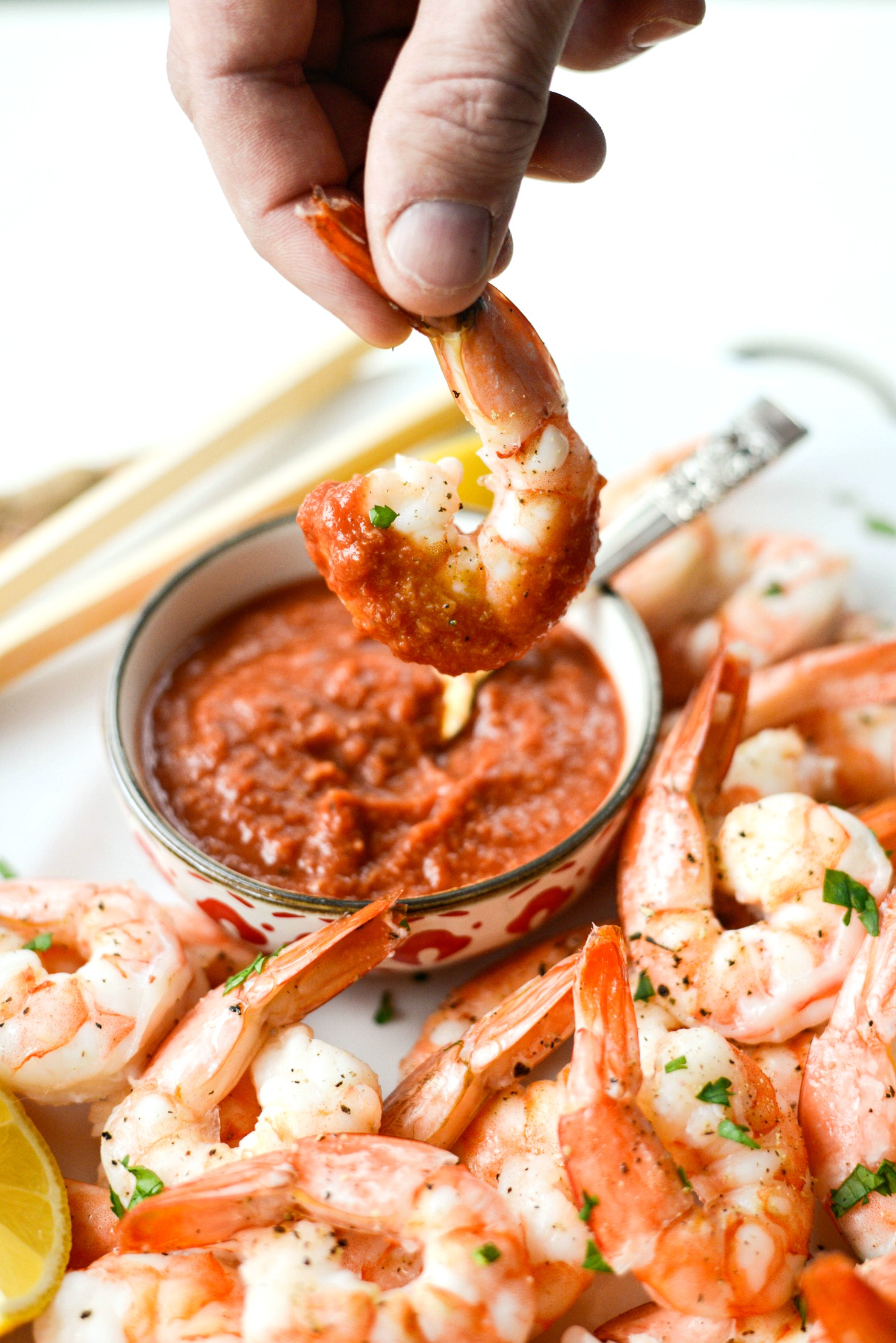 Roasted Shrimp With Homemade Cocktail Sauce Simply Scratch