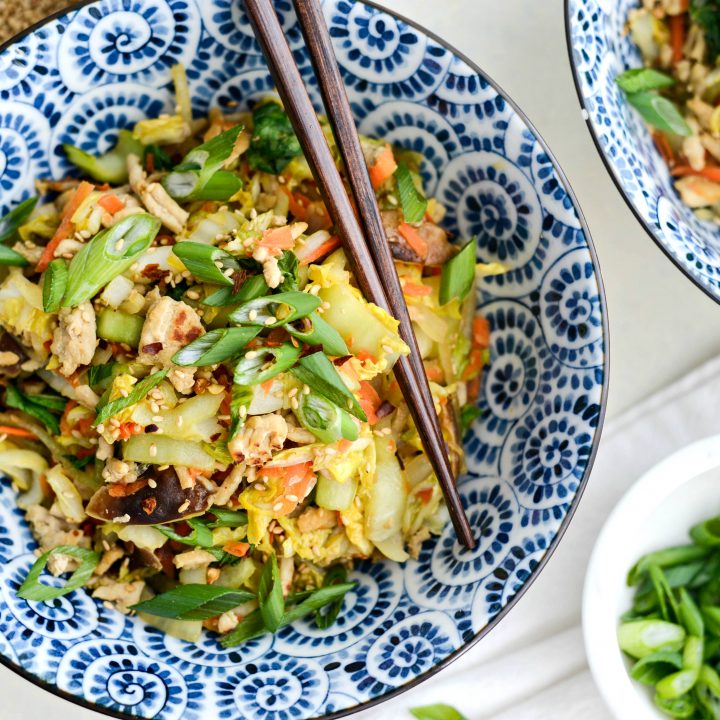 Chicken Egg Roll Bowl - Simply Scratch