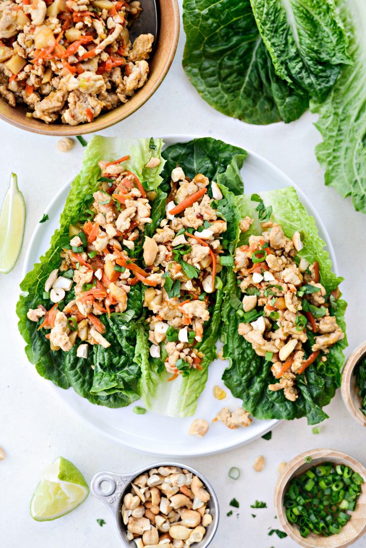 Ginger Cashew Lettuce Wraps - Simply Scratch