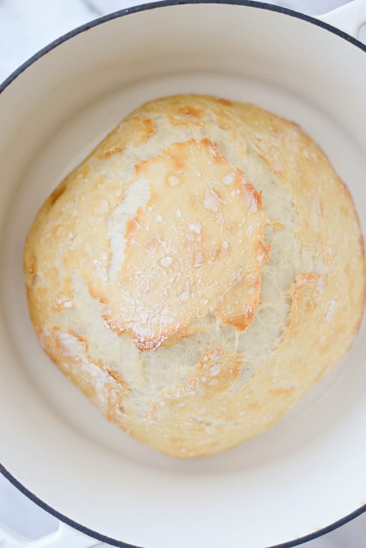 No-Knead Rustic Bread - Simply Scratch