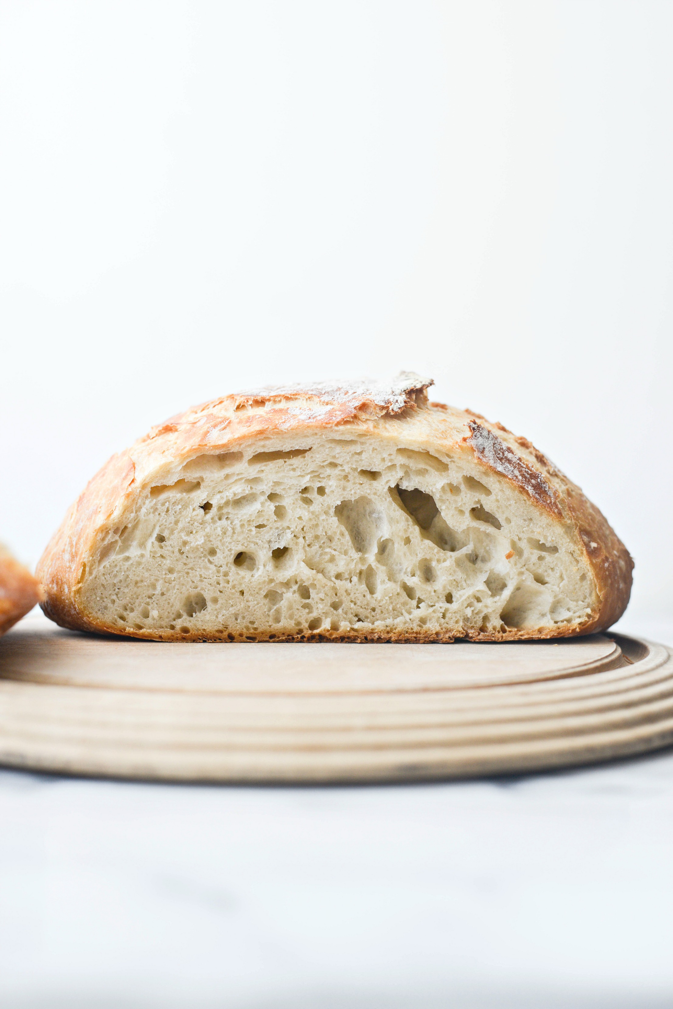 No-Knead Rustic Bread Loaf - Simply Scratch