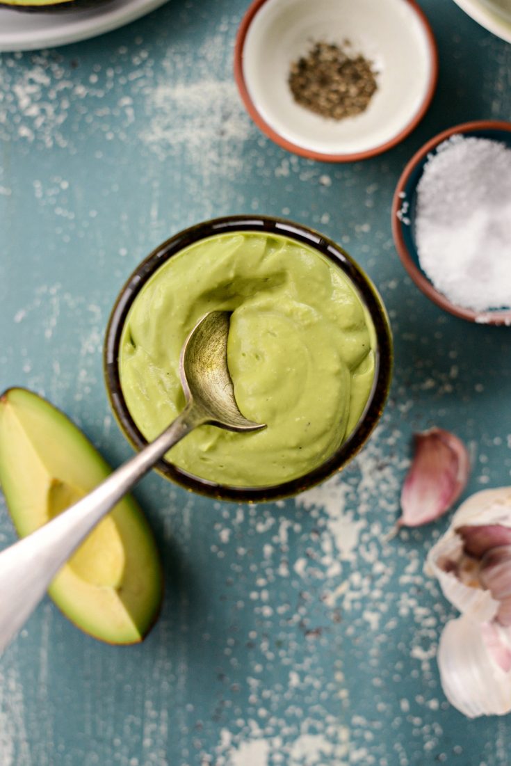 Creamy Avocado Salad Dressing - Simply Scratch