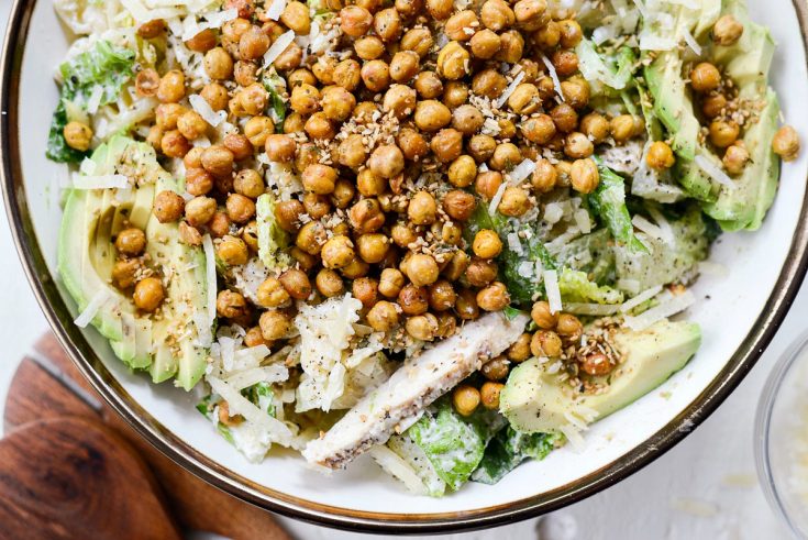 Chicken Caesar Pasta Salad With Avocado Simply Scratch