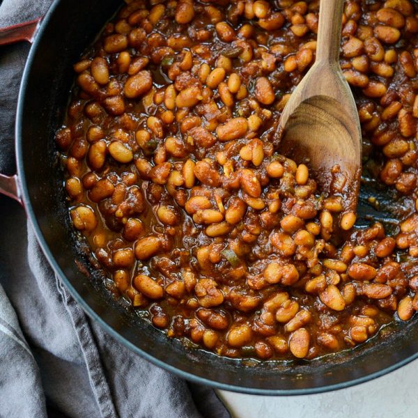 Spicy Jalapeño Baked Beans Recipe - Simply Scratch