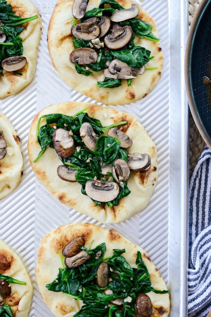 Vegetable And Goat Cheese Flatbread - Simply Scratch