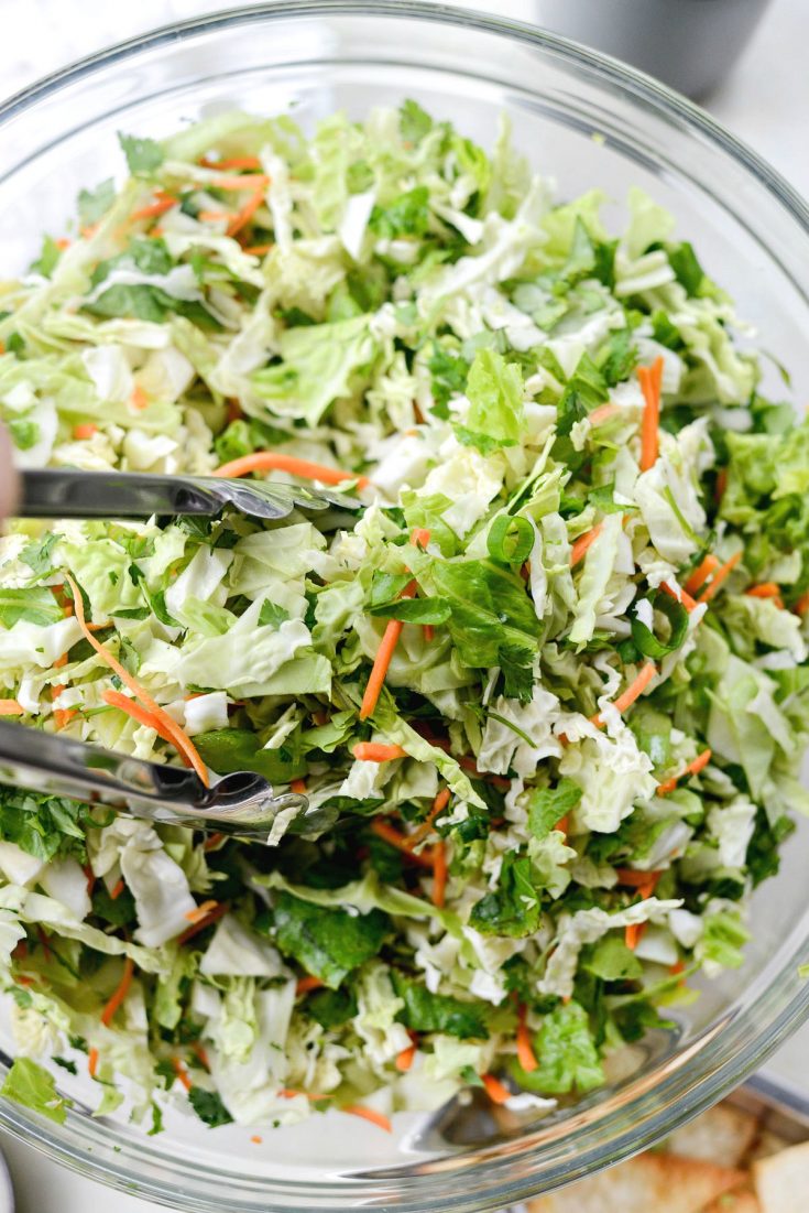 Asian Cabbage Chopped Salad - Simply Scratch