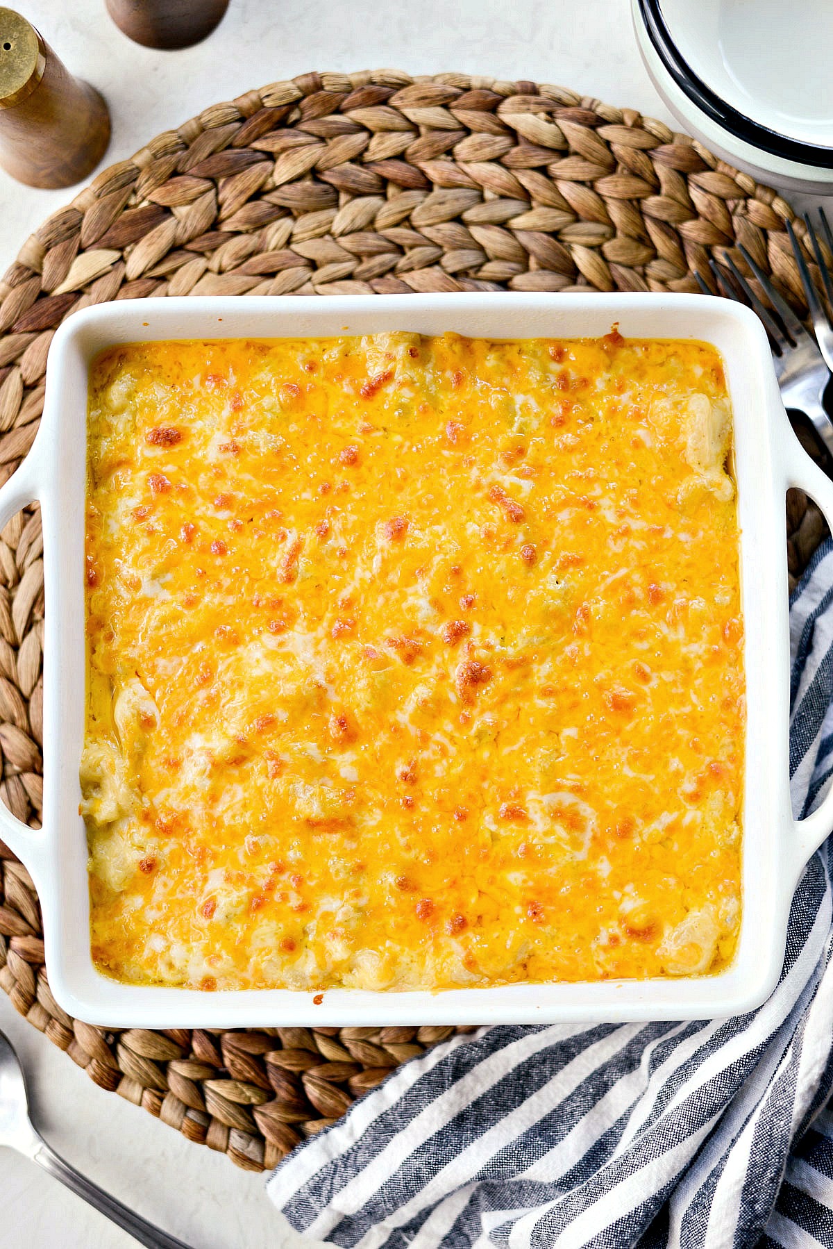 easy baked mac and cheese