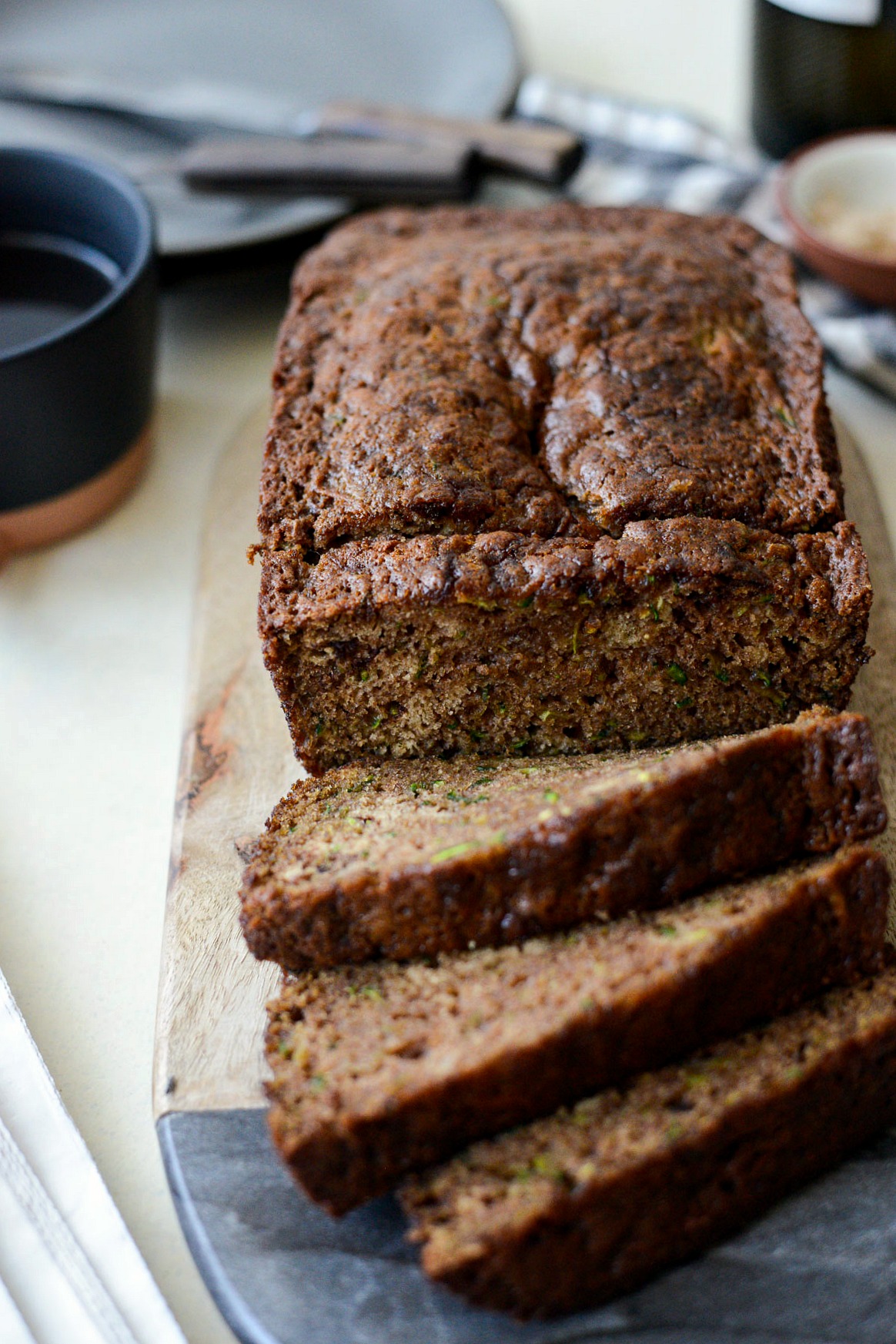 Homemade Olive Oil Zucchini Bread Simply Scratch