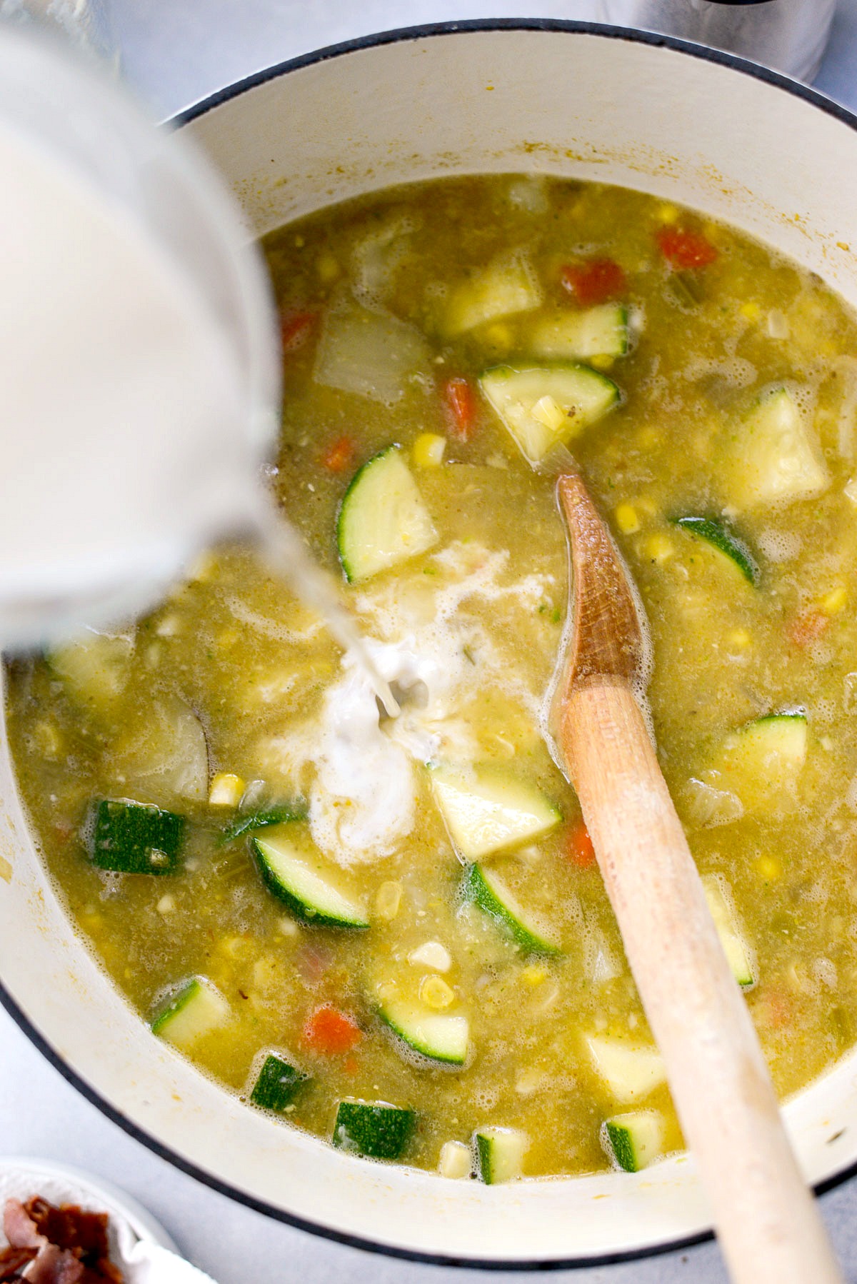 Summer Corn And Zucchini Chowder Simply Scratch