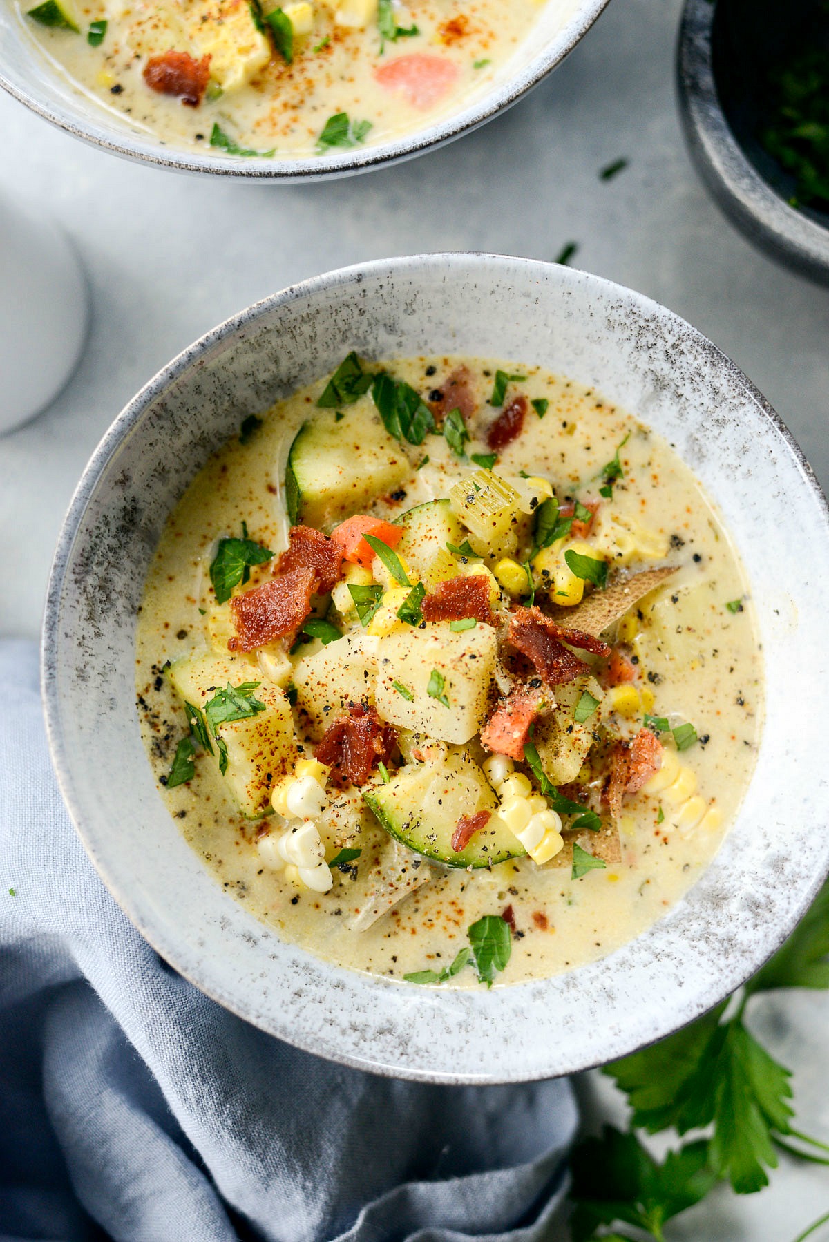 Summer Corn And Zucchini Chowder Simply Scratch 0665