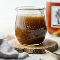 Homemade Butter Rum Sauce l SimplyScratch.com #dessert #topping #fromscratch #homemade #butter #rum #sauce #simplyscratch