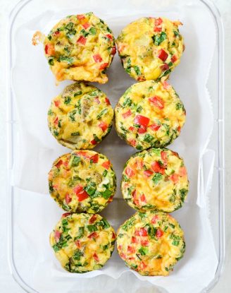 Sausage Potato Mini Frittatas l SimplyScratch.com #breakfast #onthego #easy #makeahead #frittatas #simplyscratch