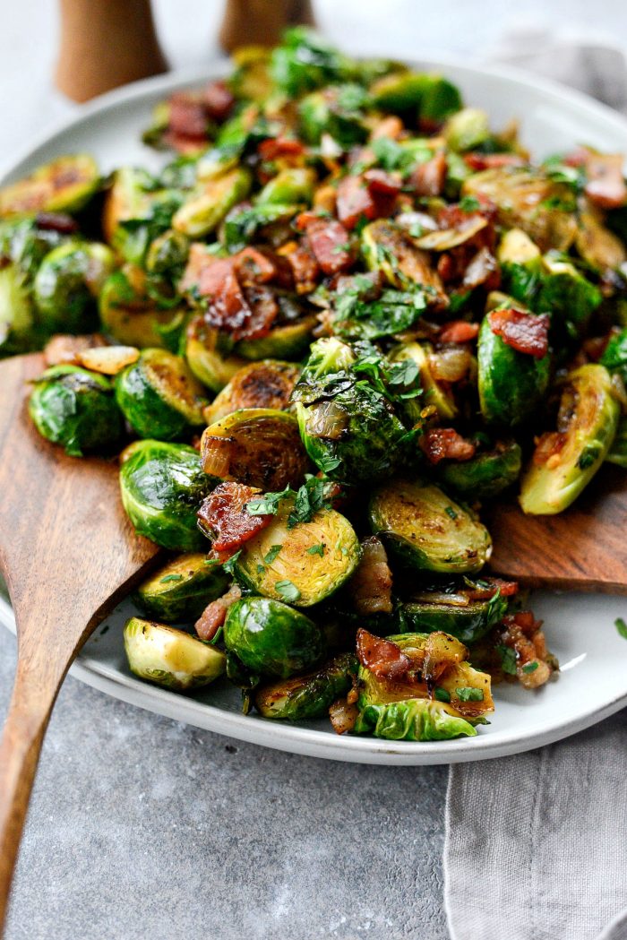 Caramelized Balsamic Glazed Brussels Sprouts