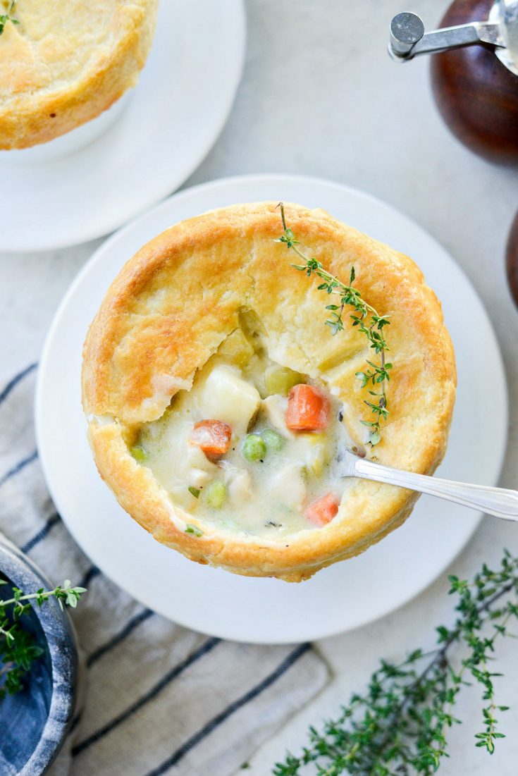 Homemade Chicken Pot Pies Simply Scratch