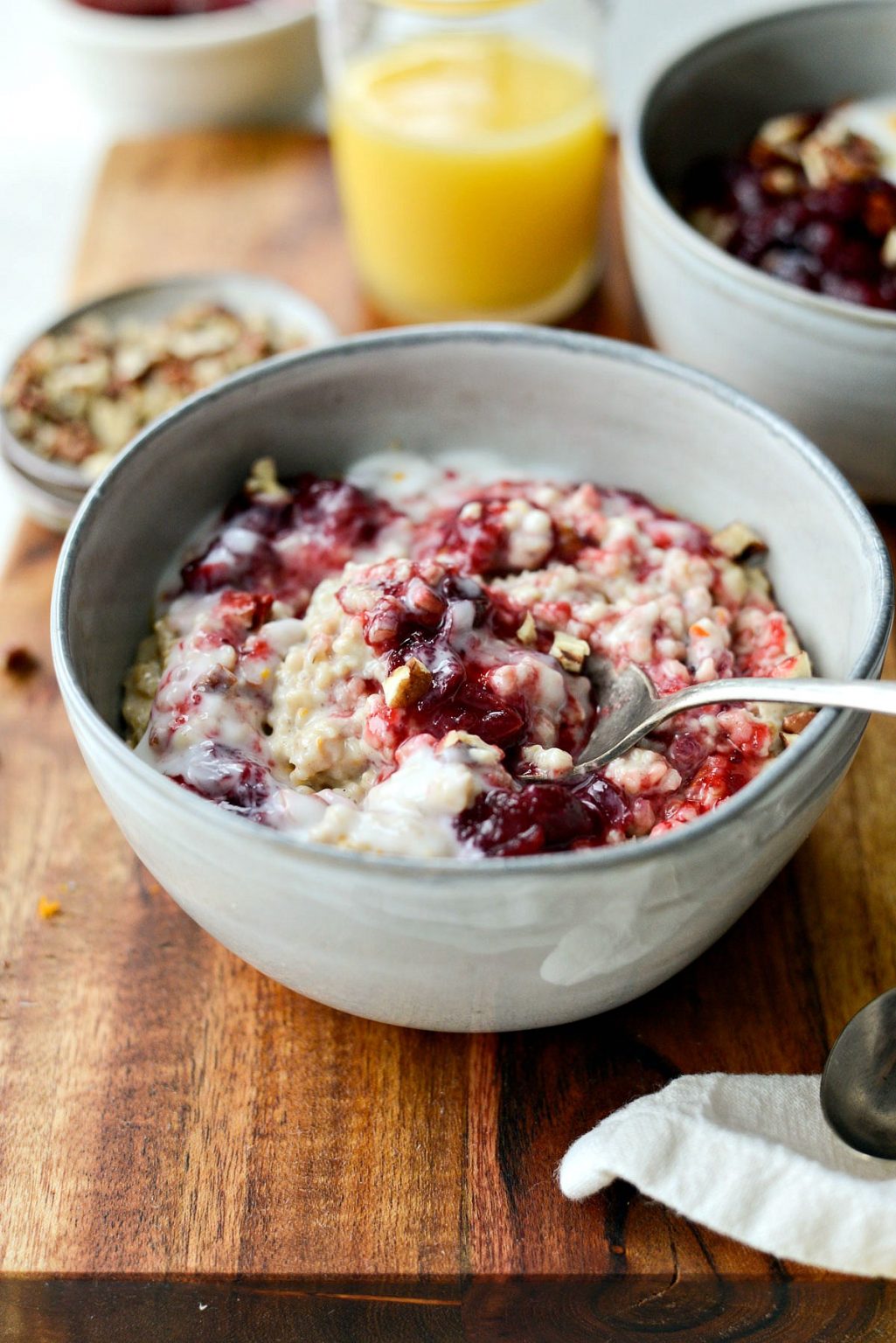 Cranberry Orange Steel Cut Oats - Simply Scratch