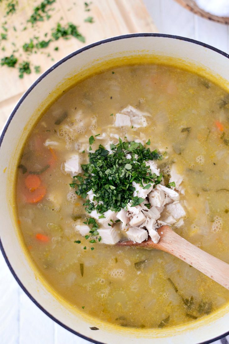 Homemade Turkey Pot Pie Soup - Simply Scratch