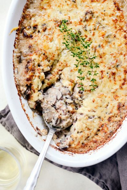 Mushroom Wild Rice Casserole - Simply Scratch