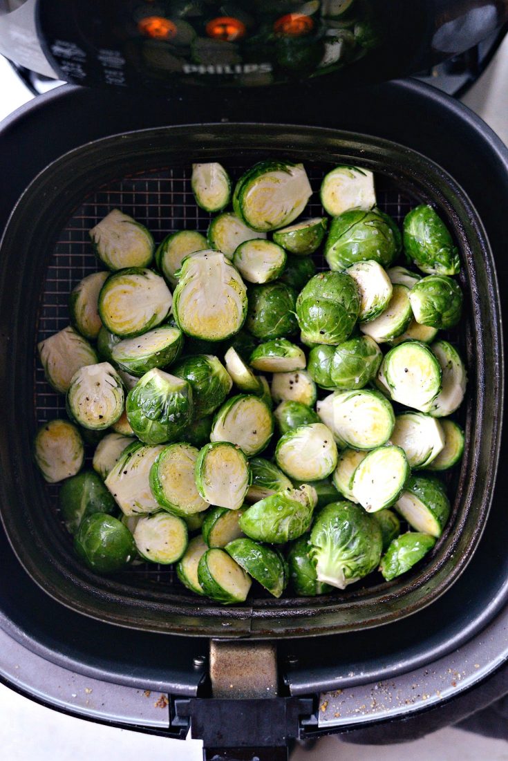 Crispy Air-Fryer Brussels Sprouts - Simply Scratch